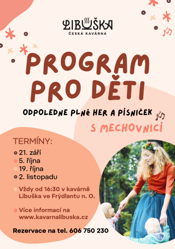 Program pro děti - Kavárna Libuška
